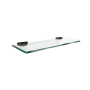 CRAFT + MAIN 15" Glass Shower Shelf Matte Black