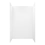 CRAFT + MAIN Jetcoat 48" x 34" X 78" Five Panel Alcove Shower Wall Kit White Subway