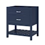 CRAFT + MAIN Lawson 30" Single Free Standing Vanity Cabinet Only – Less Vanity Top Aegean Blue