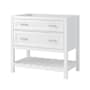 CRAFT + MAIN Lawson 36" Single Free Standing Vanity Cabinet Only – Less Vanity Top White