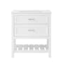 CRAFT + MAIN Lawson 30" Free Standing Single Basin Vanity Set with Cabinet and Fireclay Vanity Top White