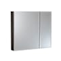 CRAFT + MAIN 30" Double Door Mirrored Medicine Cabinet with Slow Close Hinges Black
