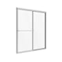 CRAFT + MAIN Tides 70" High x 48" Wide Sliding Framed Shower Door with 3/16" Clear Glass Silver