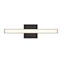 Craftmade Trim 18" Wide Bath Bar Flat Black