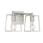 Craftmade Dunn 2 Light 14" Wide Vanity Light Brushed Polished Nickel