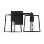 Craftmade Dunn 2 Light 14" Wide Vanity Light Flat Black