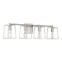 Craftmade Dunn 4 Light 32" Wide Vanity Light Brushed Polished Nickel