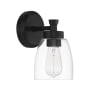 Craftmade Henning 9" Tall Bathroom Sconce Flat Black