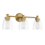 Craftmade Henning 3 Light 24" Wide Vanity Light Satin Brass