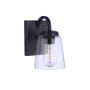 Craftmade Elsa 9" Tall Bathroom Sconce Flat Black