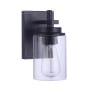 Craftmade Reeves 8" Tall Bathroom Sconce Flat Black