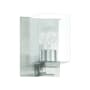 Craftmade McClane 8" Tall Bathroom Sconce Brushed Polished Nickel