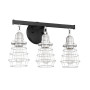 Craftmade Thatcher 3 Light 19" Wide Bathroom Vanity Light Flat Black / Brushed Polished Nickel