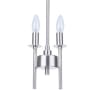 Craftmade Larrson 2 Light 6" Wide Taper Candle Mini Pendant Brushed Polished Nickel