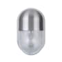 Craftmade Pill 9" Tall Bathroom Sconce Brushed Polished Nickel