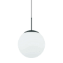 Craftmade Gaze 14" Wide Suspension Pendant Flat Black / White
