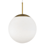 Craftmade Gaze 14" Wide Pendant with Frosted Glass Shade Satin Brass