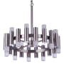 Craftmade Simple Lux 20" Wide LED Chandelier Brushed Polished Nickel