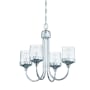 Craftmade Wrenn 4 Light 20" Wide Chandelier Chrome