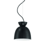 Craftmade Ventura Dome 8" Wide Suspension Mini Pendant Flat Black