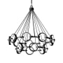 Craftmade Context 36" Wide LED Waterfall Chandelier Flat Black