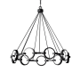 Craftmade Context 36" Wide LED Ring Chandelier Flat Black