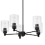 Craftmade Lyndsey 5 Light 24" Wide Chandelier Flat Black