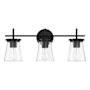 Craftmade Connell 3 Light 22" Wide Vanity Light Flat Black
