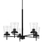 Craftmade Connell 5 Light 25" Wide Chandelier Flat Black