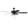 Craftmade Super Pro 60" 5 Blade LED Indoor Ceiling Fan - 28 Watts Espresso / Walnut