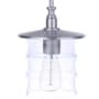 Craftmade Canon 8" Wide Mini Pendant Satin Aluminum