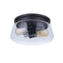 Craftmade Laclede 2 Light 12" Wide Outdoor Flush Mount Ceiling Fixture Midnight