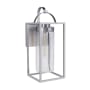 Craftmade Neo 28" Tall Outdoor Wall Sconce with Clear Glass Shade Satin Aluminum