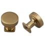 Crown Cabinet Hardware Modern 1-1/4 Inch Mushroom Cabinet Knob Rose Gold