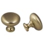 Crown Cabinet Hardware Modern 1-1/4 Inch Mushroom Cabinet Knob Rose Gold