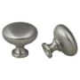 Crown Cabinet Hardware Modern 1-1/4 Inch Mushroom Cabinet Knob Satin Nickel
