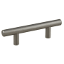 Crown Cabinet Hardware 2-1/2 Inch Center to Center Bar Cabinet Pull Satin Nickel