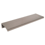 Crown Cabinet Hardware Tab 4-3/8 Inch Center to Center Finger Cabinet Pull Satin Nickel