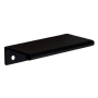 Crown Cabinet Hardware Tab 2-3/8 Inch Center to Center Finger Edge Cabinet Pull / Drawer Edge Pull Matte Black