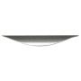 Crown Cabinet Hardware Waterfall 3-3/4 Inch Center to Center Finger Cabinet Pull Satin Nickel