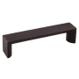 Crown Cabinet Hardware Modern 3-3/4 Inch Center to Center Handle Cabinet Pull Oil Rubbed Bronze