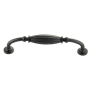 Crown Cabinet Hardware Deco 5 Inch Center to Center Handle Cabinet Pull Weathered Black