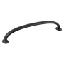 Crown Cabinet Hardware Deco 6-5/16 Inch Center to Center Handle Cabinet Pull Matte Black