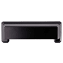Crown Cabinet Hardware Charleston 3 Inch and 3-3/4 Inch Dual Center to Center Cup Cabinet Pull Matte Black