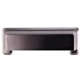 Crown Cabinet Hardware Charleston 3 Inch and 3-3/4 Inch Dual Center to Center Cup Cabinet Pull Dark Pewter