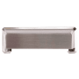 Crown Cabinet Hardware Charleston 3 Inch and 3-3/4 Inch Dual Center to Center Cup Cabinet Pull Satin Nickel