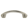 Crown Cabinet Hardware Rope 3 Inch Center to Center Arch Cabinet Pull Satin Nickel