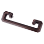 Crown Cabinet Hardware Monaco 3-3/4 Inch Center to Center Finger Cabinet Pull Oil Rubbed Bronze