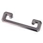 Crown Cabinet Hardware Monaco 3-3/4 Inch Center to Center Finger Cabinet Pull Dark Pewter