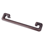 Crown Cabinet Hardware Monaco 6-5/16 Inch Center to Center Greek Style Finger Cabinet Pull / Drawer Pull Oil Rubbed Bronze